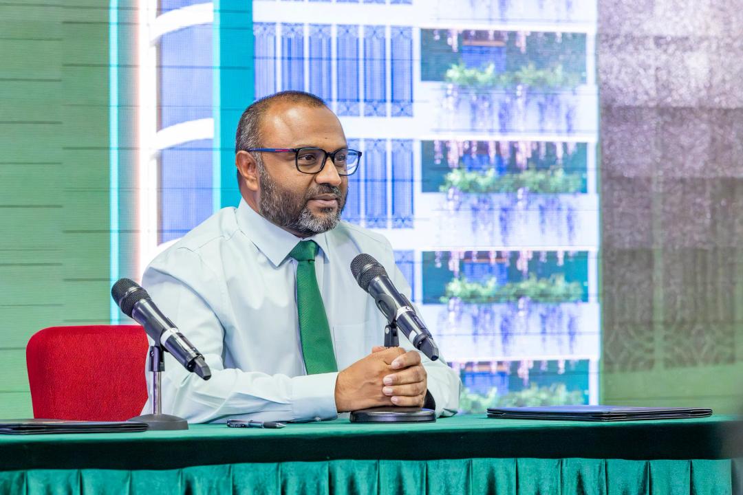 2028 ގެ ނިޔަލަށް ވަޤުފުގެ 8 މަޝްރޫއެއް ނިންމައި ވުޒާރާގެ މާލީ ބިންގާ ހަރުދަނާ ކުރެވޭނެ: ވަޒީރު ޝަހީމް