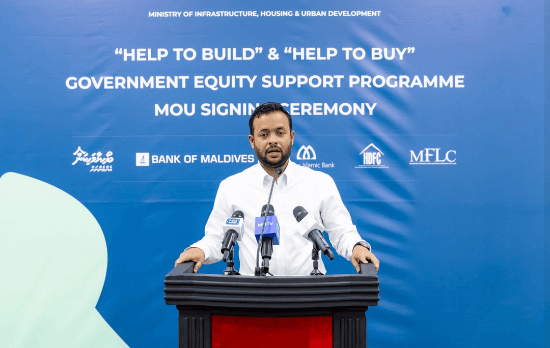 ގޯތީގައި ގެދޮރު އަޅަން ބޭނުންވާ އިކުއިޓީ ސަރުކާރުން ދެނީ އަނބުރާ ދައްކަން ނުޖެހޭ ގޮތަށް: ވަޒީރު މުއްތަލިބް