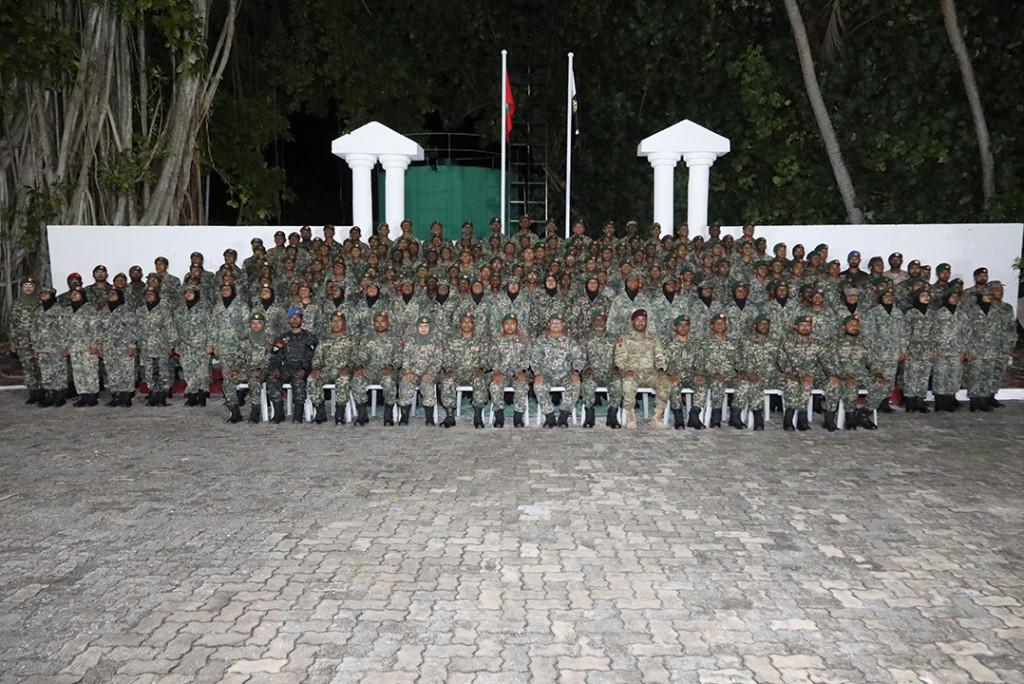ސިފައިންގެ 75ވަނަ އަސާސީ ތަމްރީނު ކޯސް އިފުތިތާހުކޮށްފި