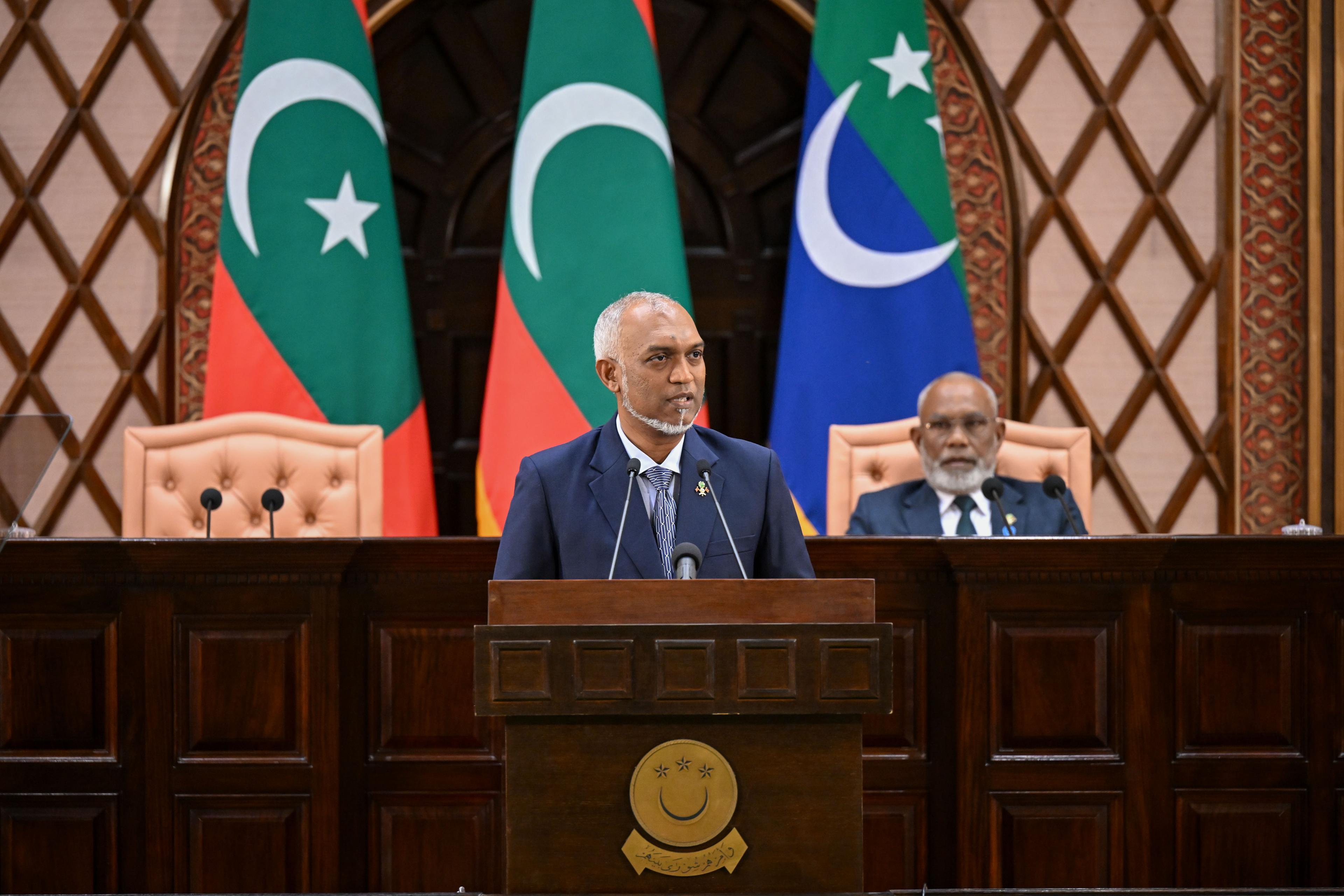 ރައީސުލްޖުމްހޫރިއްޔާ، ރައްޔިތުންގެ މަޖިލީހަށް ރިޔާސީ ބަޔާން އިއްވަވައިފި