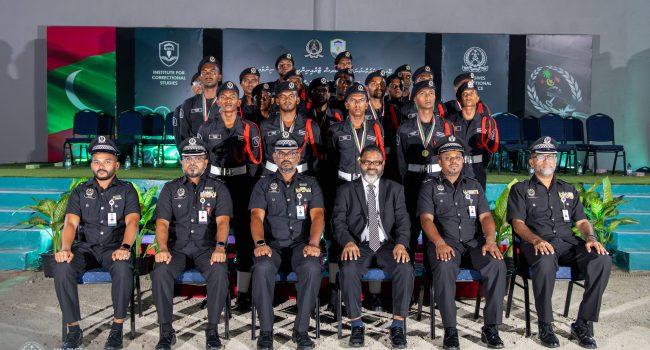 ބޭސިކް ކަރެކްޝަނަލް އޮފިސަރސް ޓްރޭނިންގ ގެ ދެވަނަ ބެޗް ދަސްވެނިވުމުގެ ރަސްމިއްޔާތު ބާއްވައިފި