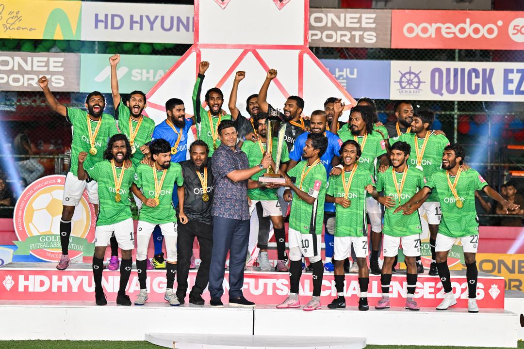 ގޯލްޑަން ފުޓްސަލް ޗެލެންޖްގެ ފައިނަލް މެޗު، ނައިބު ރައީސް ޝަރަފްވެރިކޮށްދެއްވައިފި