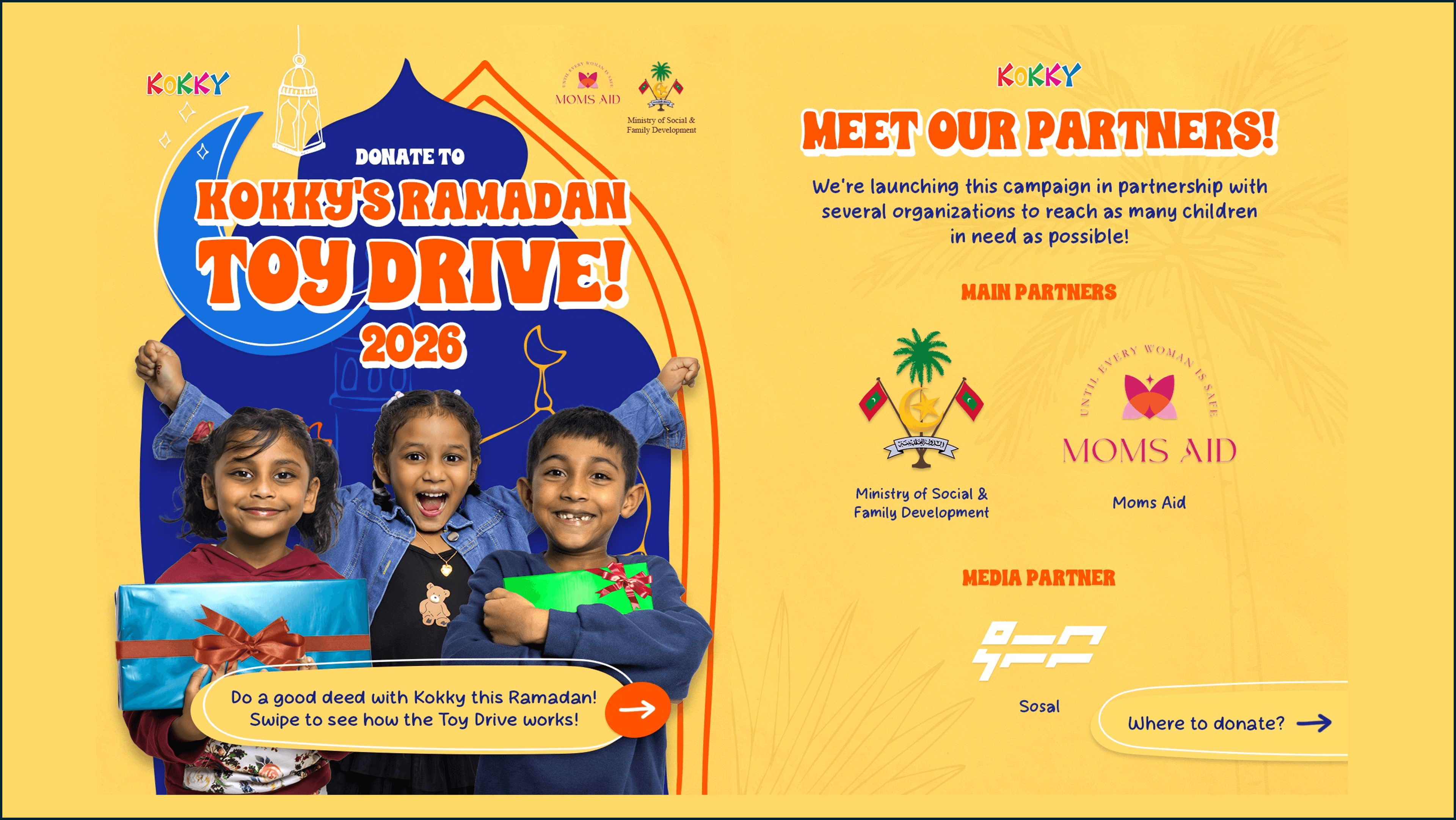 ކޮކީސް ރަމަޟާން ޓޯއީ ޑްރައިވް 2026: ބޭނުން ޖެހިފައިވާ ކުއްޖަކަށް ހައިރާތެއް ކުރުމުގެ ފުރުސަތު!