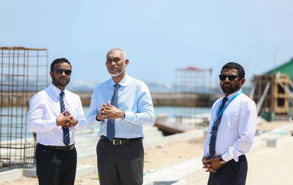 ބާޒާރުމަތީ މަގުހެދުމުގެ މަޝްރޫޢު ކުރިއަށްދާ ގޮތް ރައީސް ބައްލަވައިލައްވައިފި