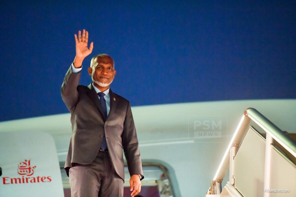 ރައީސް ޖަރުމަނުވިލާތުން މާލެ ވަޑައިގެންފި