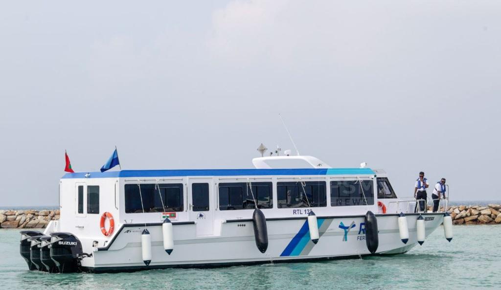 ހައްދުންމަތީގައި އާރުޓީއެލް ފެރީގެ ޚިދުމަތް ފަށައިފި