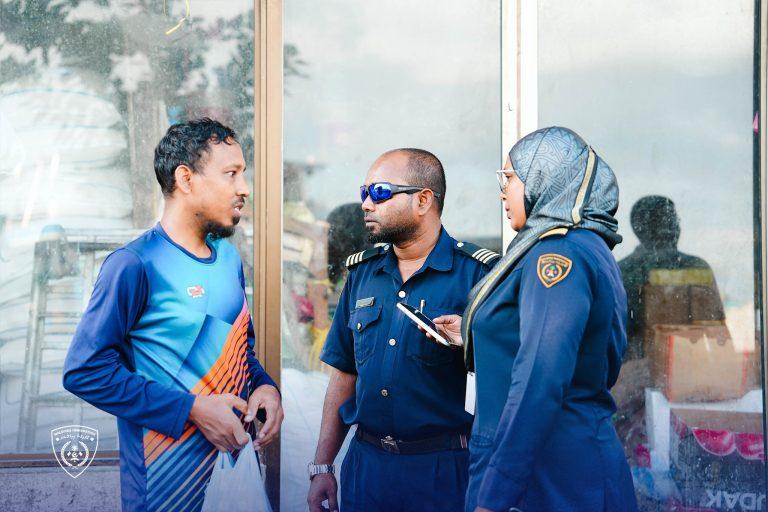 ޤަވާއިދާ ޚިލާފަށް އުޅެމުން އައި ބިދޭސީއެއް ހުޅުމާލެއިން ހައްޔަރުކޮށްފި