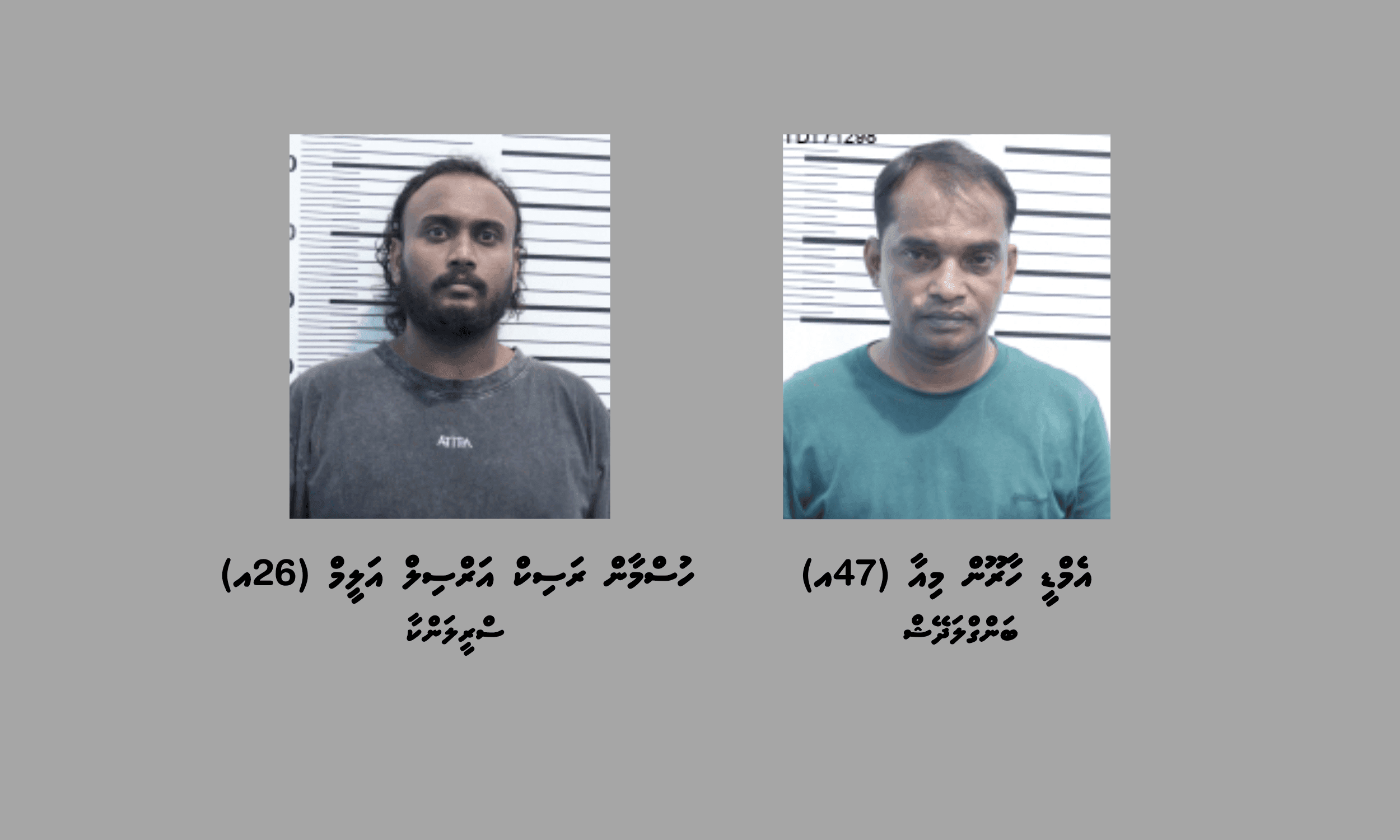 މަސްތުވާތަކެތީގެ މައްސަލައެއްގައި ދެމީހުން ހައްޔަރުކޮށްފި