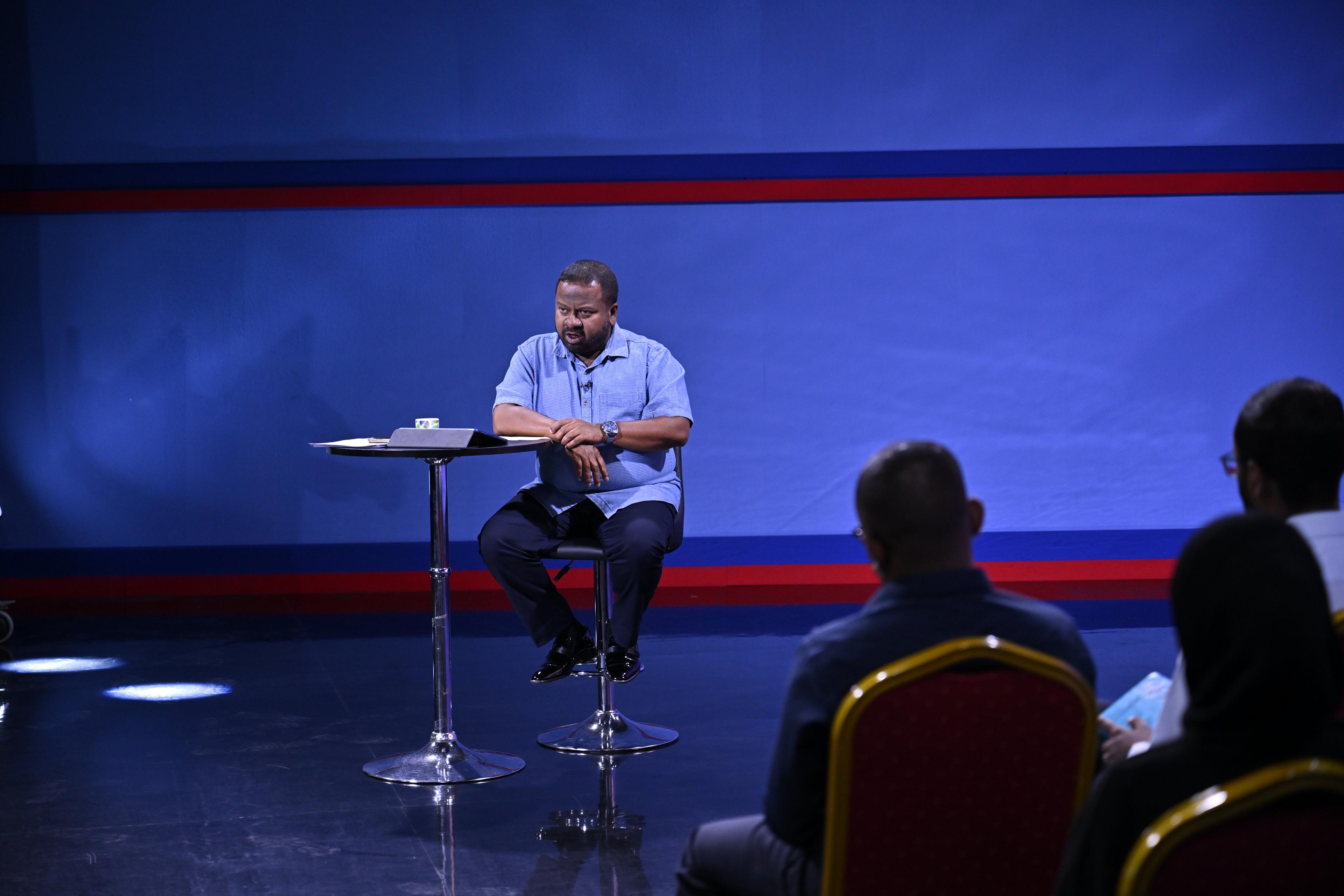 ރައީސް އޮފީހުގެ ތަރުޖަމާނު މުހައްމަދު ހުސައިން ޝަރީފް--- ފޮޓޯ: ރައީސް އޮފީސް