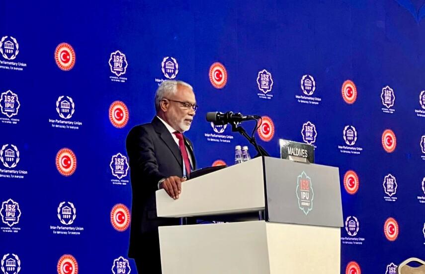 ދުނިޔެއަށް ކުރިމަތިވެފައިވާ ގޮންޖެހުންތަކަށް ހައްލު ހޯދުމުގައި ޤާނޫނު ހަދާ މަޖިލިސްތަކުގެ ޒިންމާ ބޮޑު:  މަޖިލީހުގެ ރައީސް