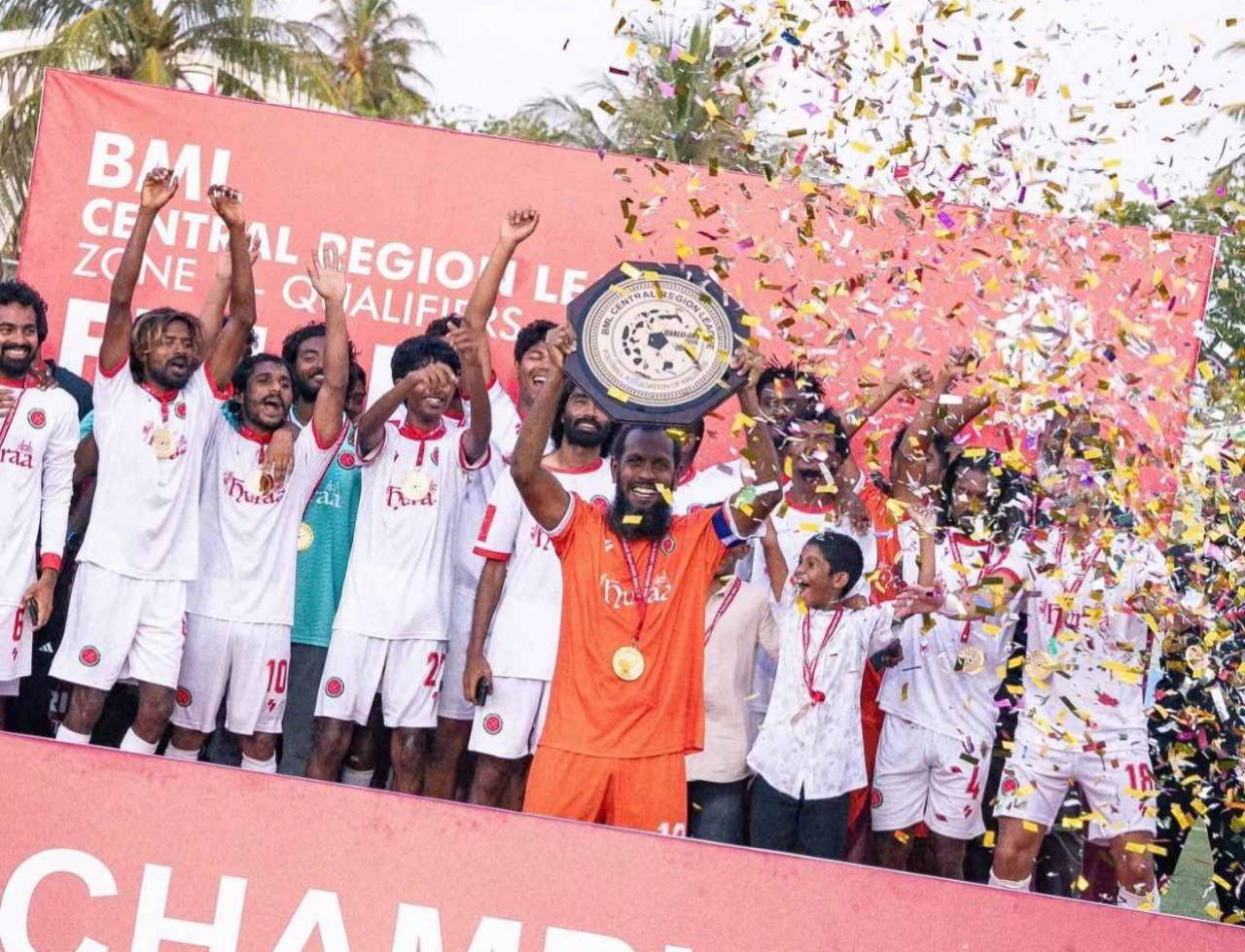 ސެންޓުރަލް ރީޖަން ލީގު ޒޯން އެކެއްގެ ޗެމްޕިއަން ހުރާ، ފޮޓޯ: ސިޑިބަރި