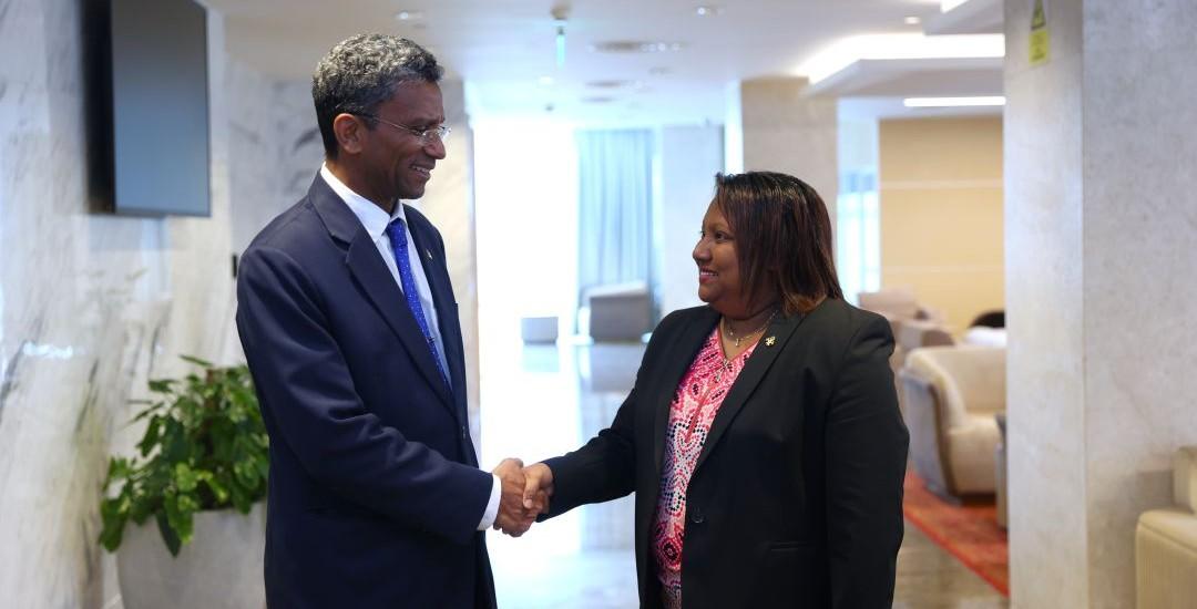 ސީޝެލްސްގެ ފޮރިން މިނިސްޓަރު ރަސްމީ ދަތުރުފުޅެއްގައި ރާއްޖެއަށް