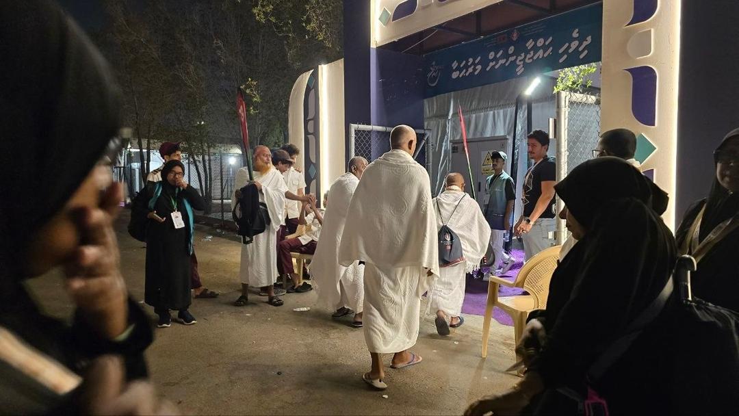 ދިވެހި ހާޖީން ޢަރަފާތް ބިމަށް ވަދެއްޖެ