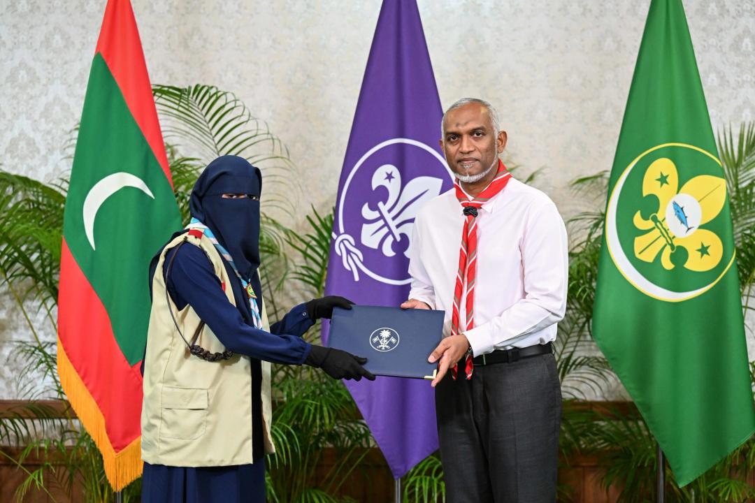 ސްކައުޓް ހަރަކާތަކީ، އިންސާނިއްޔަތަށް ޚިދުމަތް ކުރުމުގެ ލާމަސީލު ނަމޫނާއެއް: ރައީސް