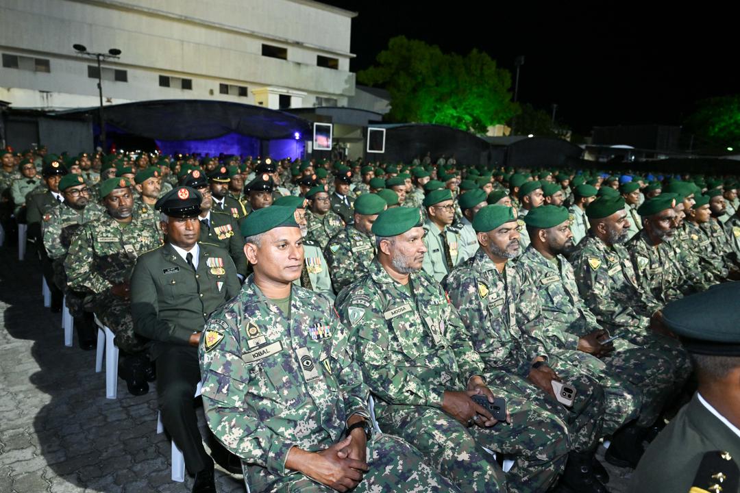 "ޤައުމު ދެކެ ލޯބިވާ ކޮންމެ މީހެއްގެ ހިތުގައި އެންމެ ފަޚްރުވެރި މަޤާމު އޮންނަން ވާނީ ދިވެހި ސިފައިންނަށް"