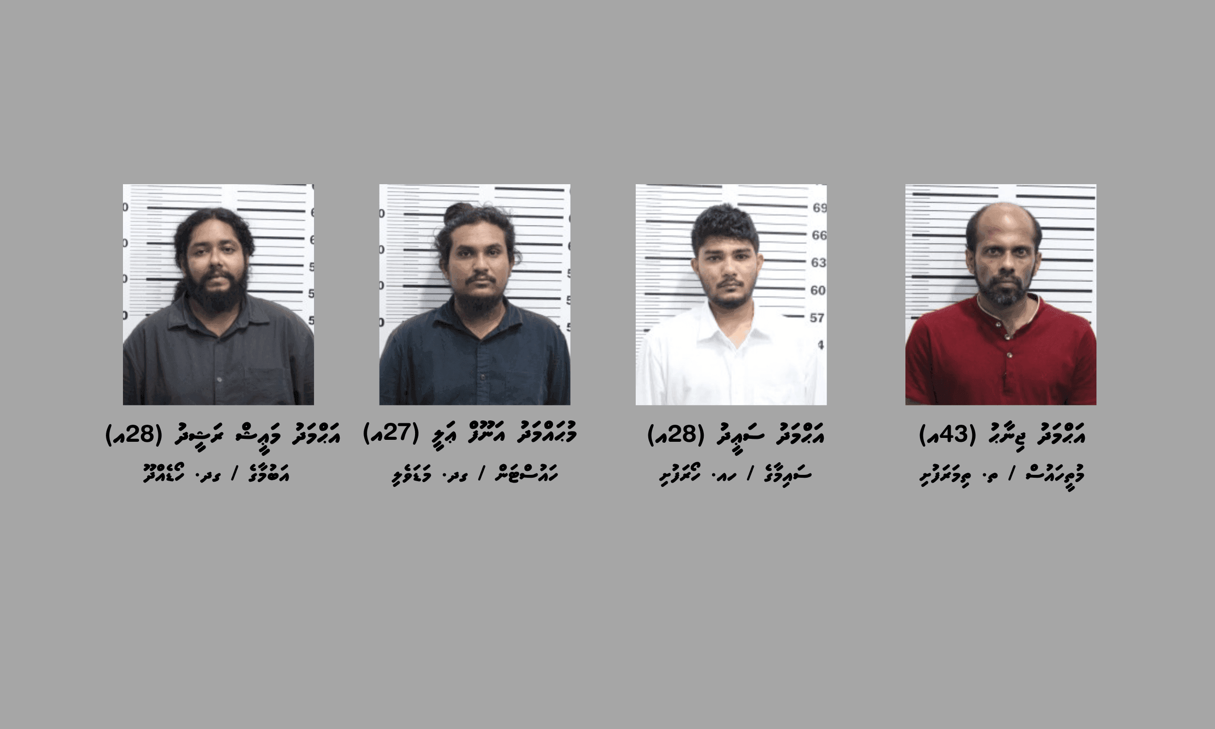 މަސްތުވާތަކެތީގެ އޮޕަރޭޝަންގައި ހައްޔަރުކުރި މީހުން، ފޮޓޯ: ފުލުހުން
