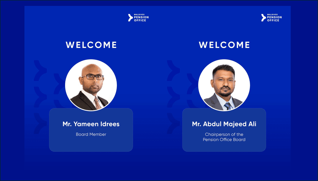 ޕެންޝަން އޮފީހަށް ޗެއަރޕާސަނަކާއި ބޯޑު މެމްބަރެއް އައްޔަންކޮށްފި