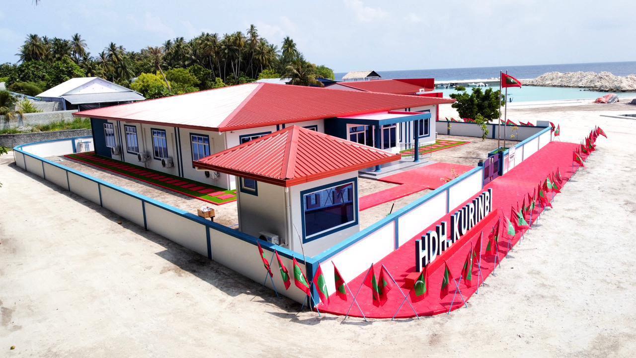 ކުރިނބީ ކައުންސިލް އިދާރާގެ އައު އިމާރާތް ހުޅުވައިފި