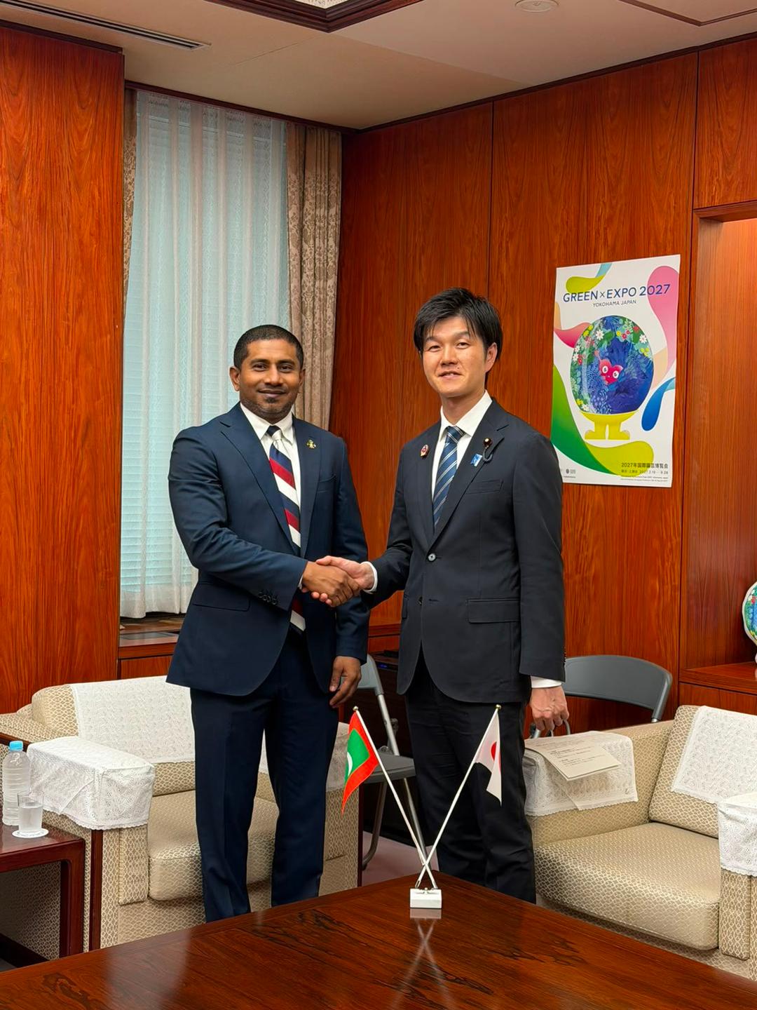 ޖަޕާނާއެކު މަސްވެރިކަމާއި ދަނޑުވެރިކަމުގެ ދާއިރާއިން ގުޅުން ބަދަހިކުރުމަށް މަޝްވަރާކޮށްފި