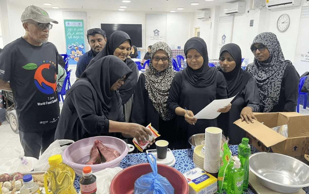 ފިޝަރީޒް މިނިސްޓްރީން ކުރިއަށް ގެންދިޔަ މަސްވެރިމުގެ އުފެއްދުންތައް އުފެއްދުމުގެ ތަމްރީނެއް، ފޮޓޯ: ފިޝަރީޒް މިނިސްޓްރީ