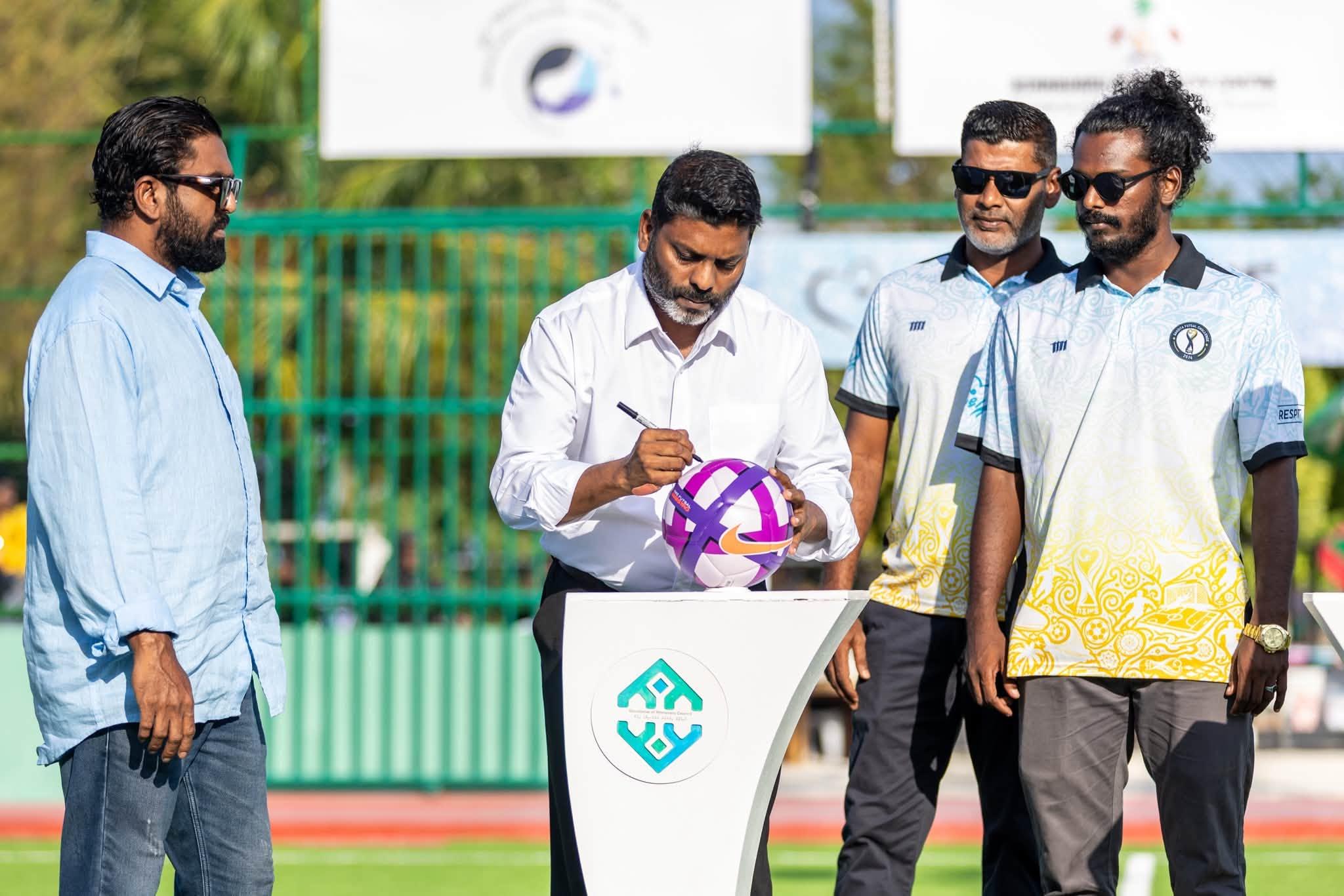 8 އަހަރަށްފަހު ހިންނަވަރުގެ އާ ފުޓްސަލް ދަނޑު ހުޅުވައި، "ގަނޑިޔަ ފުޓްސަލް ޗެލެންޖު" ފަށައިފި