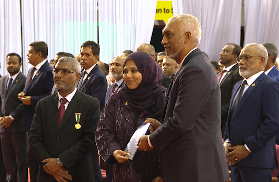 މިނިވަން ދުވަހާ ގުޅިގެން ނެރުނު ފަތްތޫރަ ރައީސުލްޖުމްހޫރިއްޔާ އަރުވައިފި