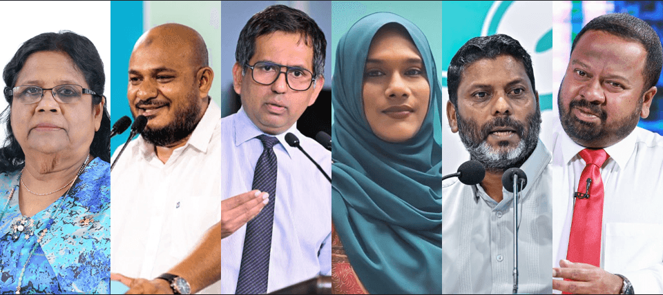 ޕީއެންސީގެ ނައިބު ރައީސް ކަމަށް، މުންދު، ރާފިއު، ސައުދާ، ސައީދު، ޝުޖާއު އަދި އަސްމައްތަ ވާދަކުރައްވަނީ