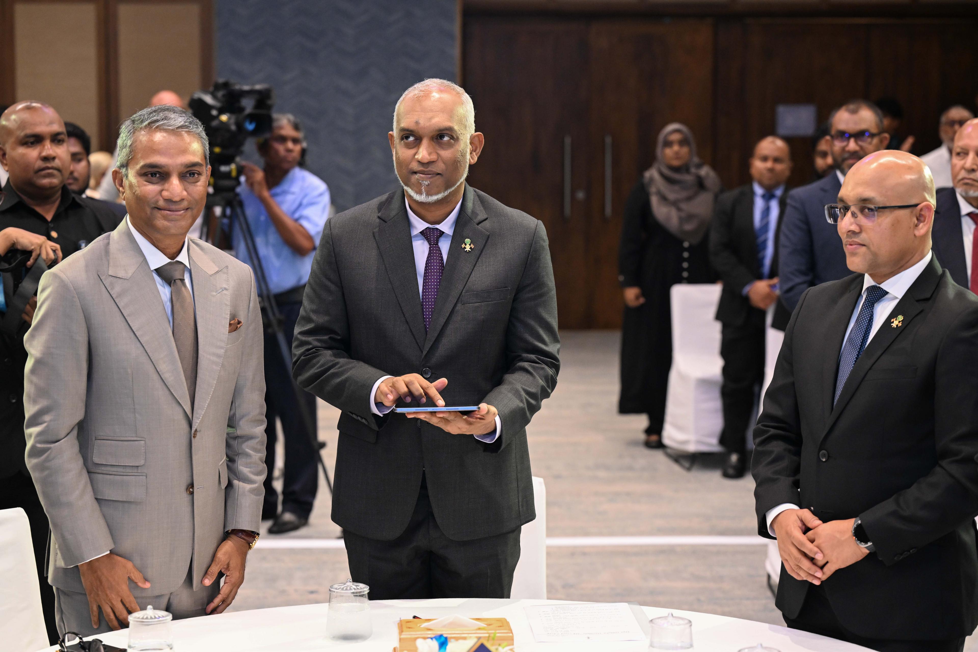ރައީސުލްޖުމްހޫރިއްޔާ، މޯލްޑިވްސް ޕްރިމިއަރ ބޭންކްގެ ޑިޖިޓަލް މަންސަތައް އިފުތިތާޙުކޮށްދެއްވައިފި