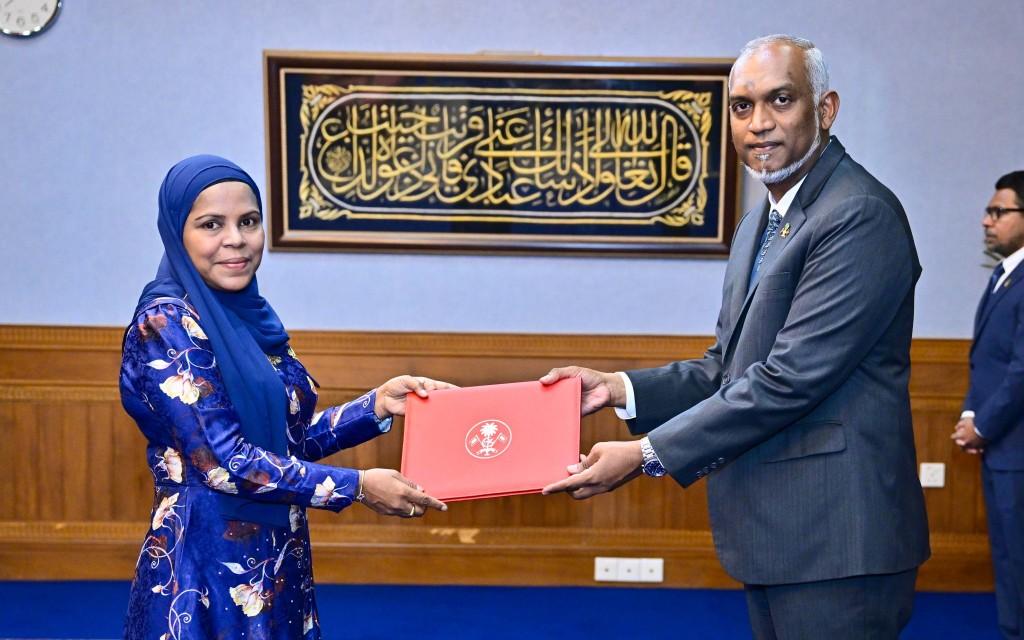 އީޔޫއާއި ބެލްޖިއަމްގެ ސަފީރަކަށް ދިޔާނާ ޢައްޔަންކޮށްފި
