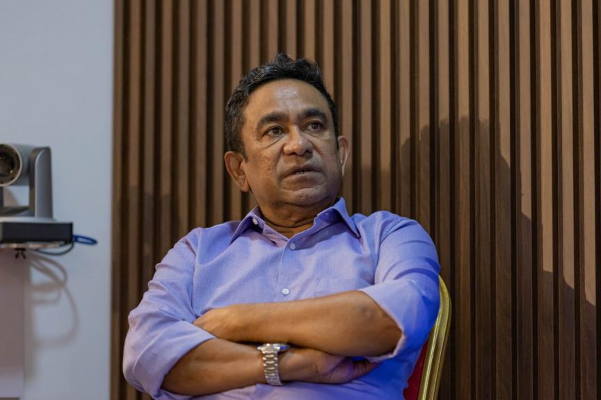 އެމްޑީޕީން ގެންނަން އުޅޭ "ބޮޑު ބަދަލަކީ" ގައުމަށް އޮތް ބޮޑު ތަކުލީފެއް: ޔާމީން