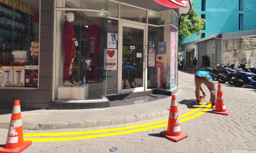 މާލޭގެ ކަންކަންމަތީގައި ޕާކުކުރުން ހުއްޓުވުމަށް ރޮނގުތައް އާ ކުރަން ފަށައިފި