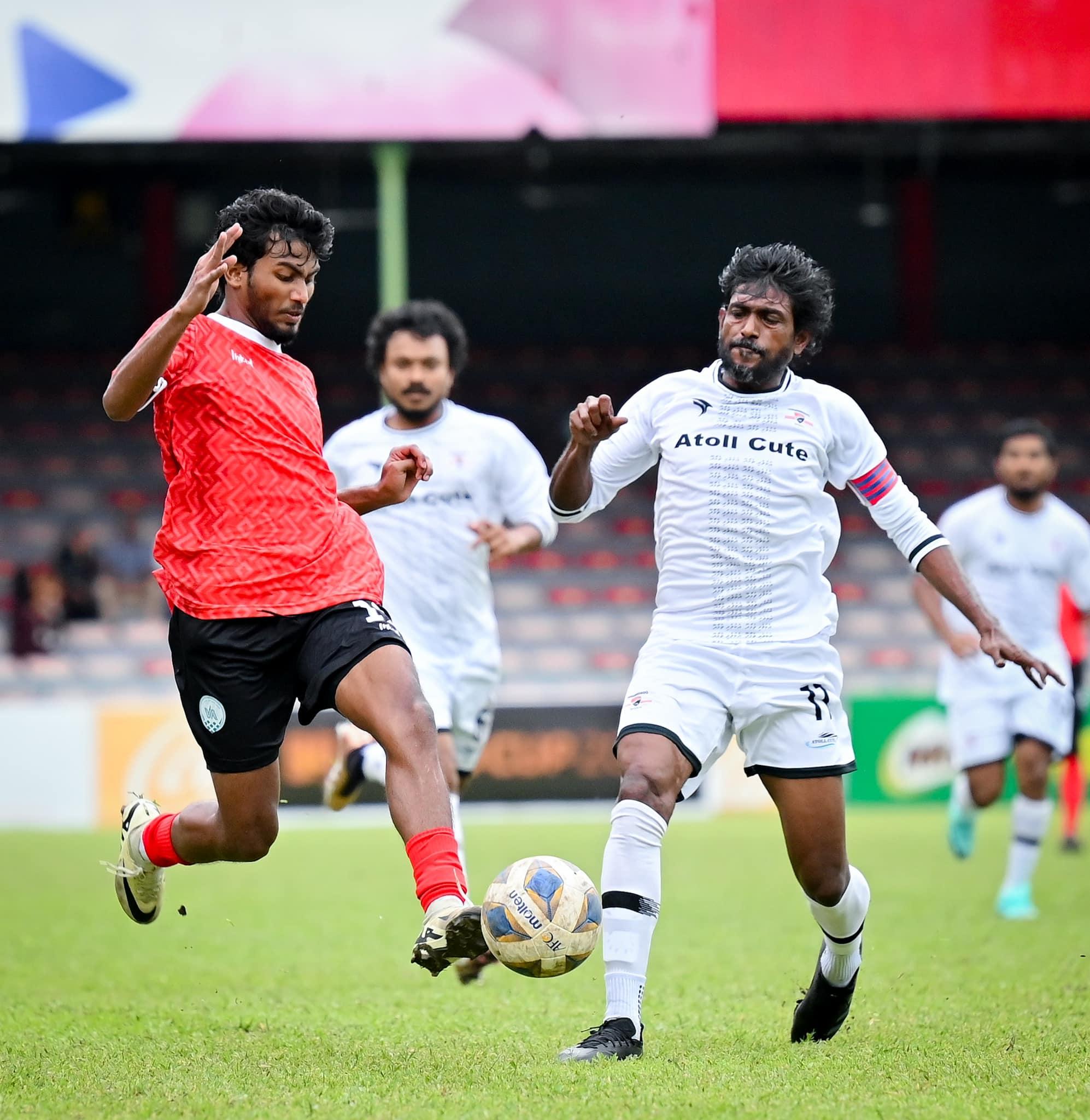 90 ޕްލަސް ގޯލްޑް ކަޕް: އަލީ ނަސީމްގެ ހެޓްރިކާއެކު އޭދަފުށިން ތުޅާދޫ ބަލިކޮށްފި