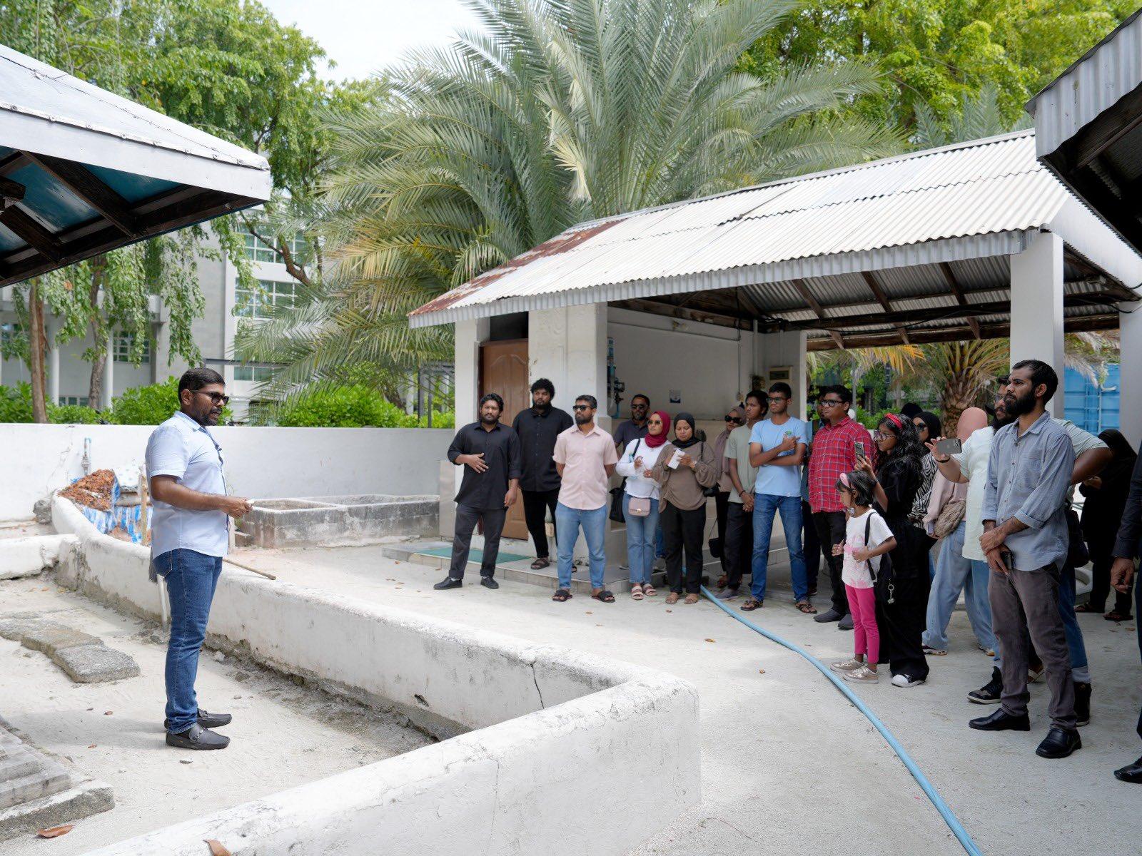 "ޤައުމިއްޔަތު ދަތުރު" ގެ ބައިވެރީން މާލޭގެ އާސާރީ ތަންތަނަށް ޒިޔާރަތްކޮށްފި