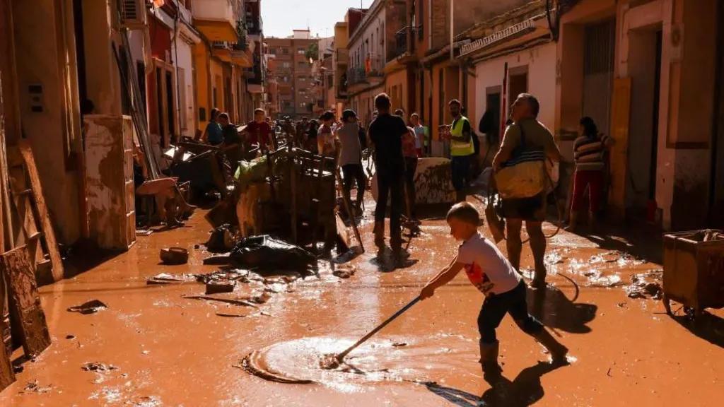  Flood in Valencia- Photo by BBC