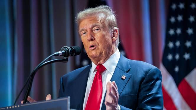Trump threatened to impose a 100 percent tariff on the BRICS group nations if they undercut the US dollar--- Photo/AP