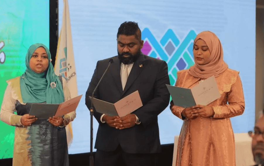 ބައި-އިލެކްޝަން ކާމިޔާބުކޮށް މާލެ ސިޓީ ކައުންސިލަށް އިންތިޚާބުވި ކައުންސިލަރުން ހުވާކޮށްފި