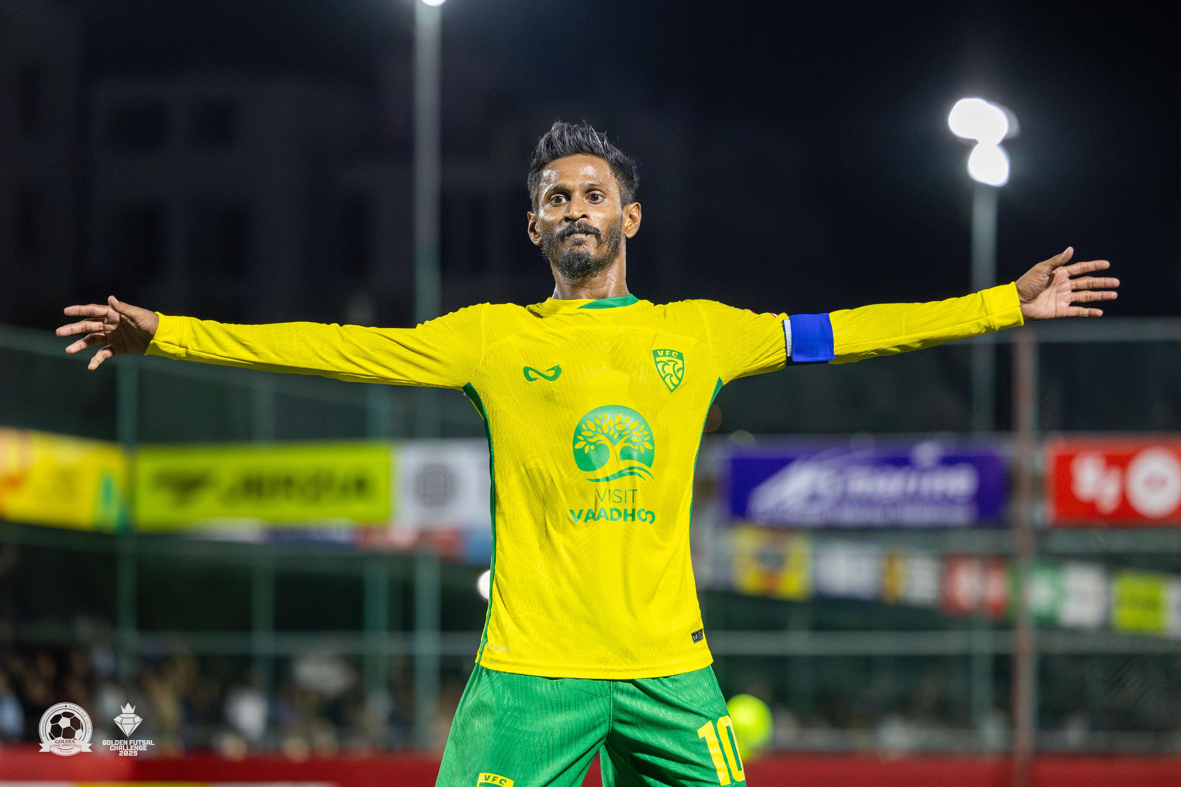 Vaadhoo Dominates with 11-1 Victory in Golden Futsal Tournament