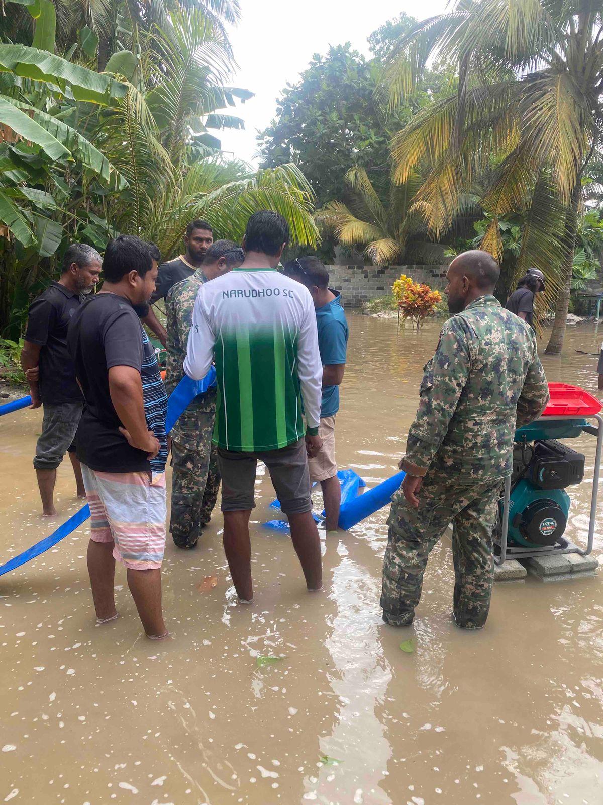 މޫސުން ގޯސްވެ ރާއްޖެގެ 6 ރަށެއްގައި ފެން ބޮޑު ވެއްޖެ 