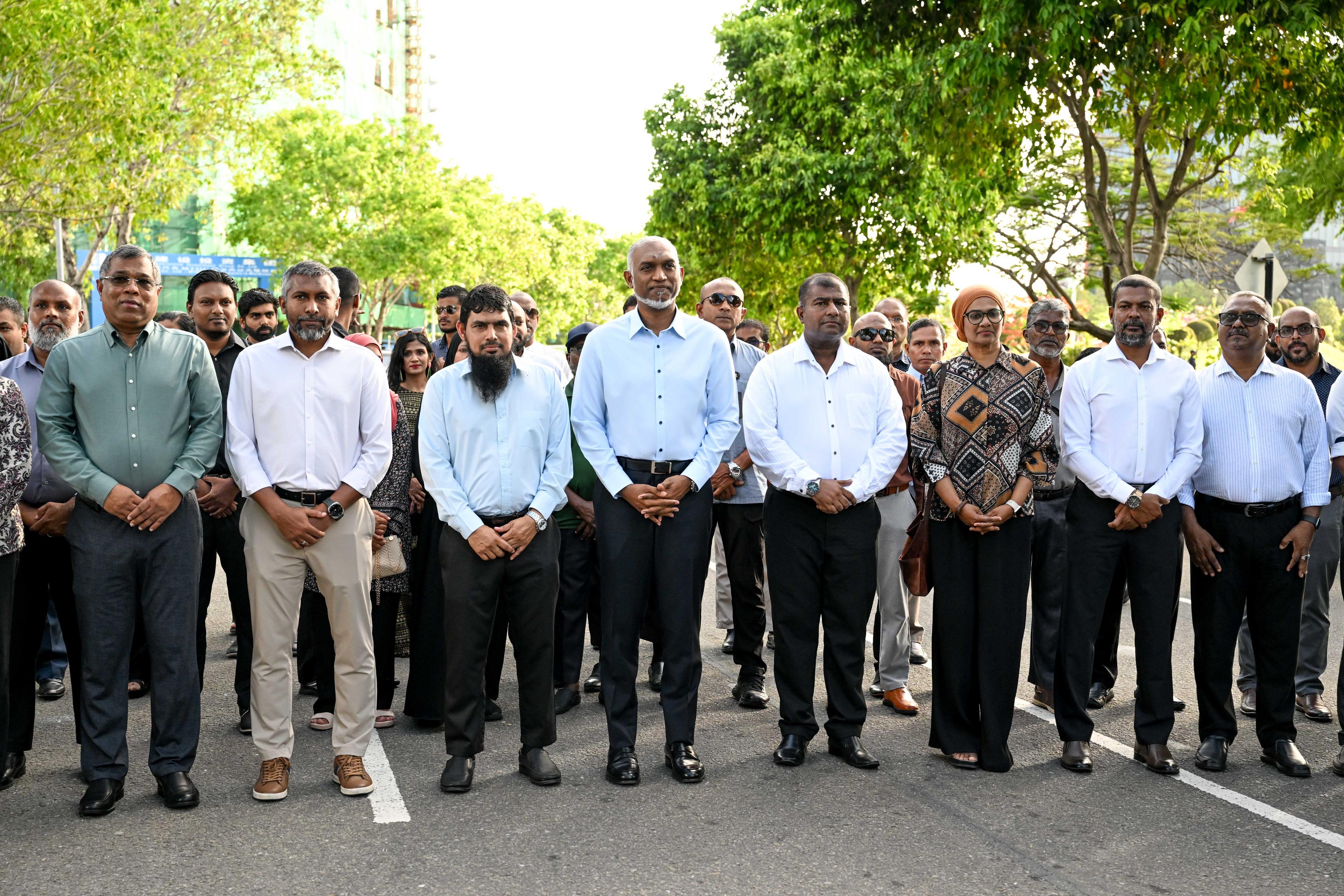 އައިޔޫއެމްގެ ސަނާބިލް ޢިމާރާތްކުރަން ފެށުމުގެ ރަސްމިއްޔާތު، ރައީސް ޝަރަފުވެރިކޮށްދެއްވައިފި