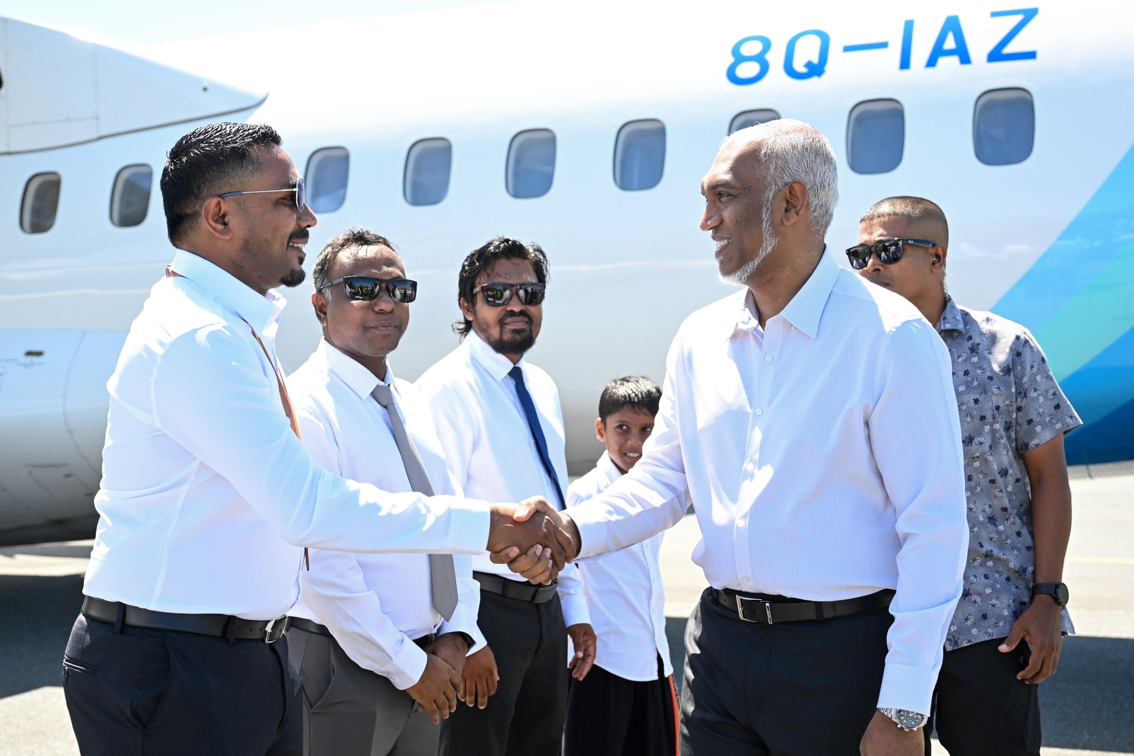 ރައީސް، މުލީ އެއާޕޯޓު ރަސްމީކޮށް ހުޅުއްވައިދެއްވައިފި