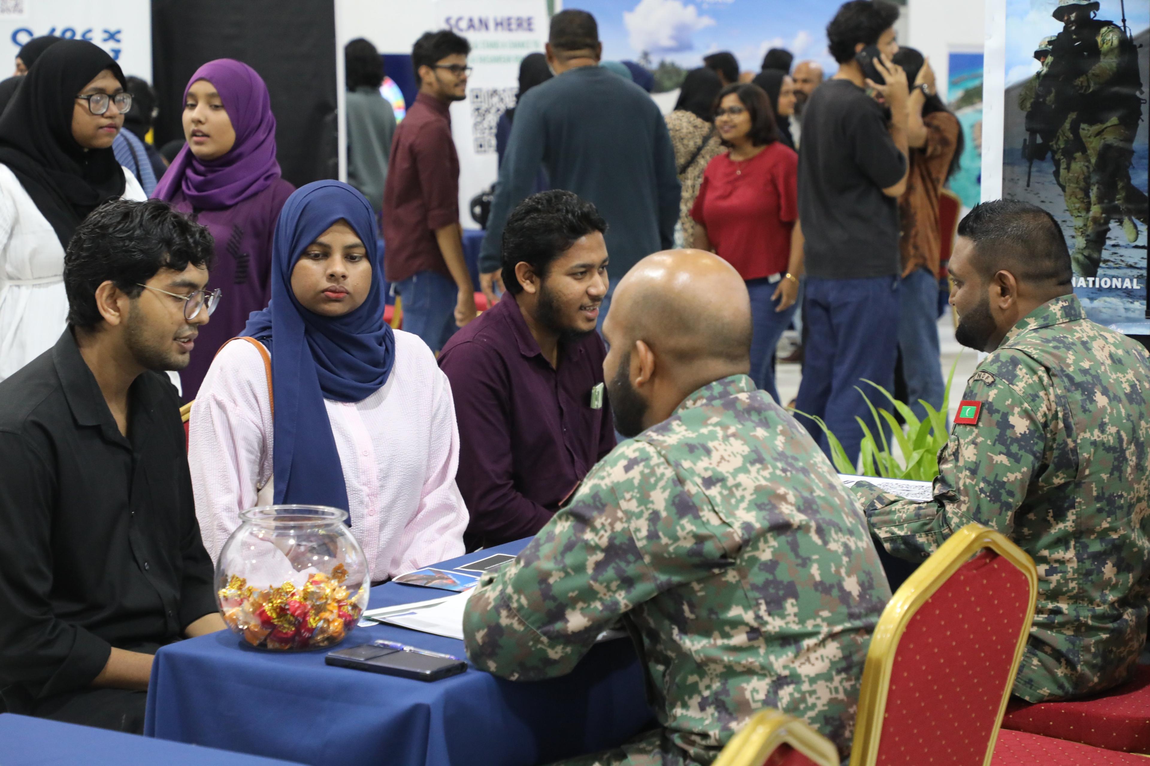އެމްއެންޔޫ ޖޮބް ފެސްޓިވަލުގައި އެމްއެންޑީއެފުން ބައިވެރިވެއްޖެ