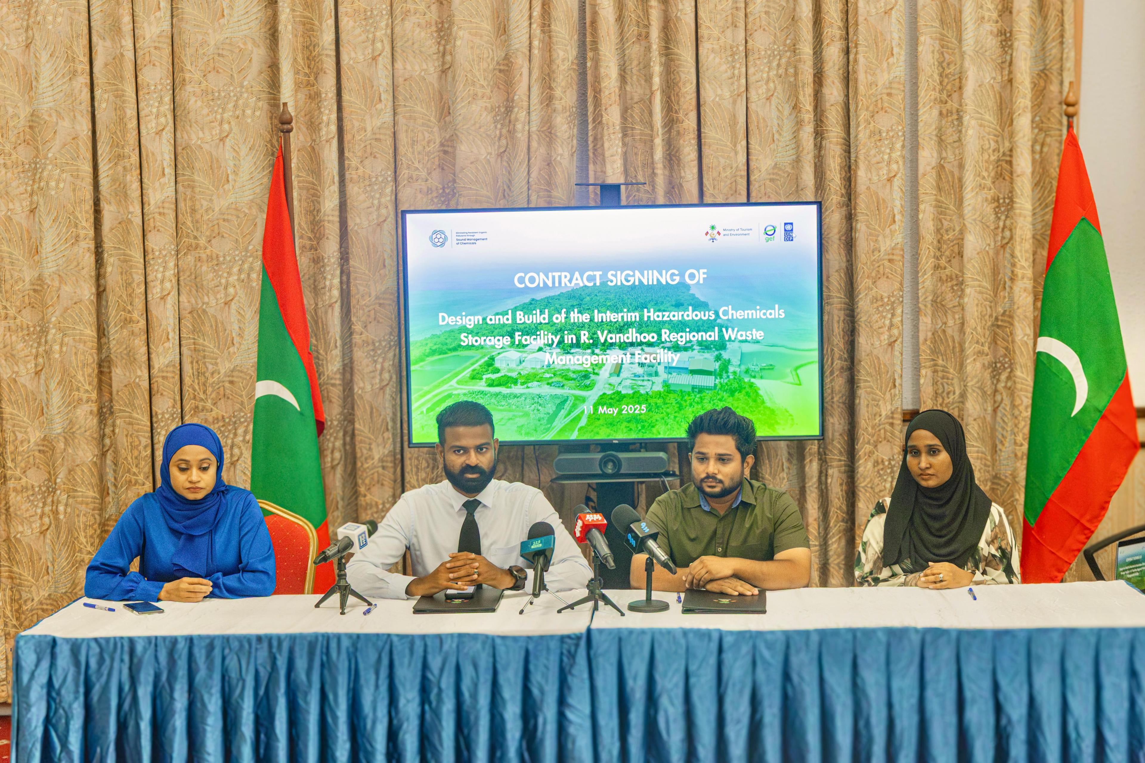 ވަންދޫގައި ޤާއިމްކުރާ ނުރައްކާތެރި ކުންޔާއި ކެމިކަލް ރައްކާކުރާ މަރުކަޒު 10 މަސްދުވަހުން ނިންމަނީ 