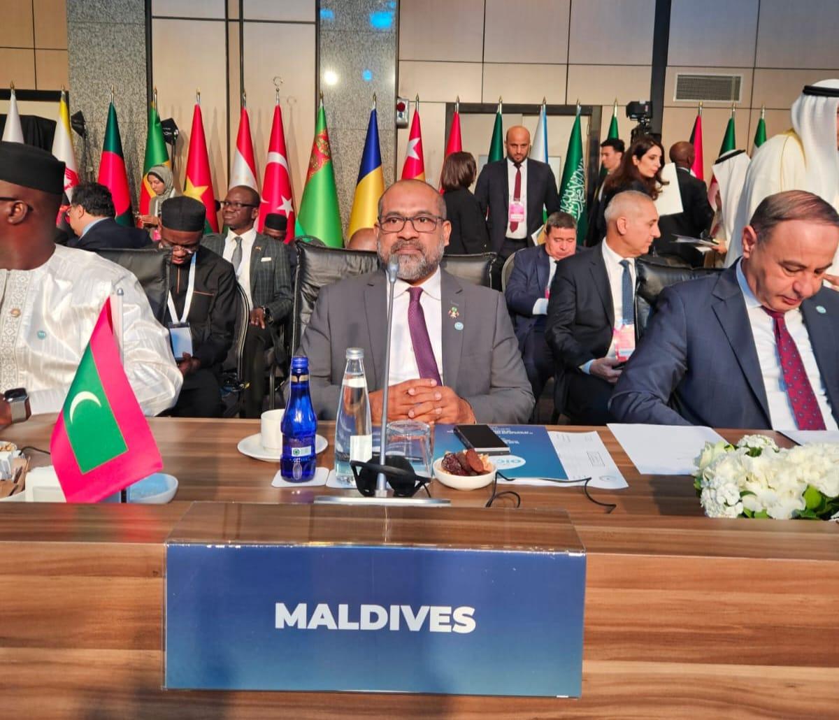 އޯއައިސީގެ ބައްދަލުވުމުގައި ބައިވެރިވެވަޑައިގަތުމަށް ޚާރިޖީ ވަޒީރު ތުރުކީއަށްކުރެއްވި ދަތުރުފުޅު ނިންމަވާލައްވައިފި