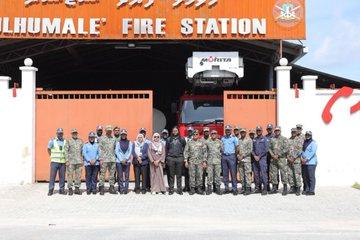 ކެމިކަލް ރައްކާކުރާ ތަންތަން ހުރިތޯ ބެލުމަށް ހިންގާ އޮޕަރޭޝަނެއްގައި ގިނަ އަދަދެއްގެ ތަންތަން ބަލާ ފާސްކުރަނީ--ފޮޓޯ/މިނިސްޓަރީ އޮފް ޑިފެންސް