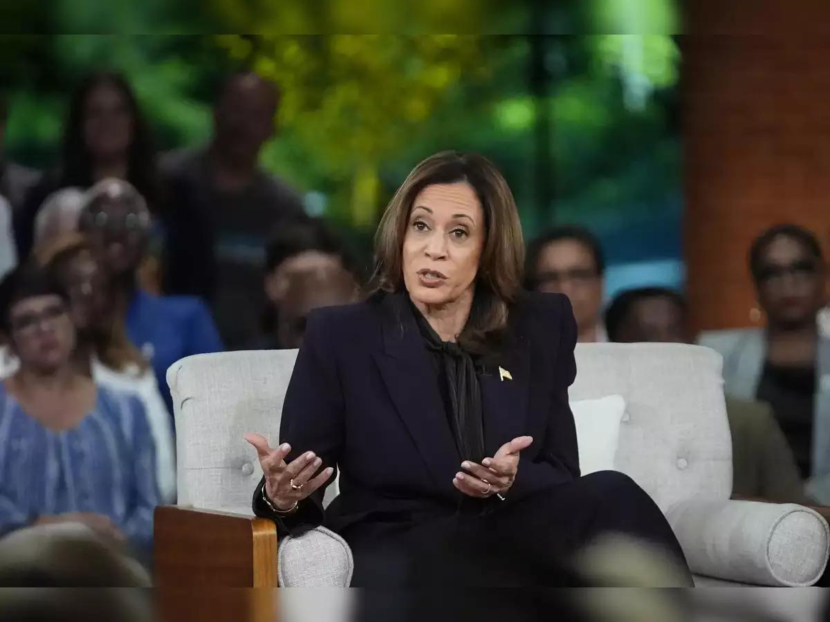 Kamala Harris at The Oprah Winfrey Show - Photo by - The Economic Times