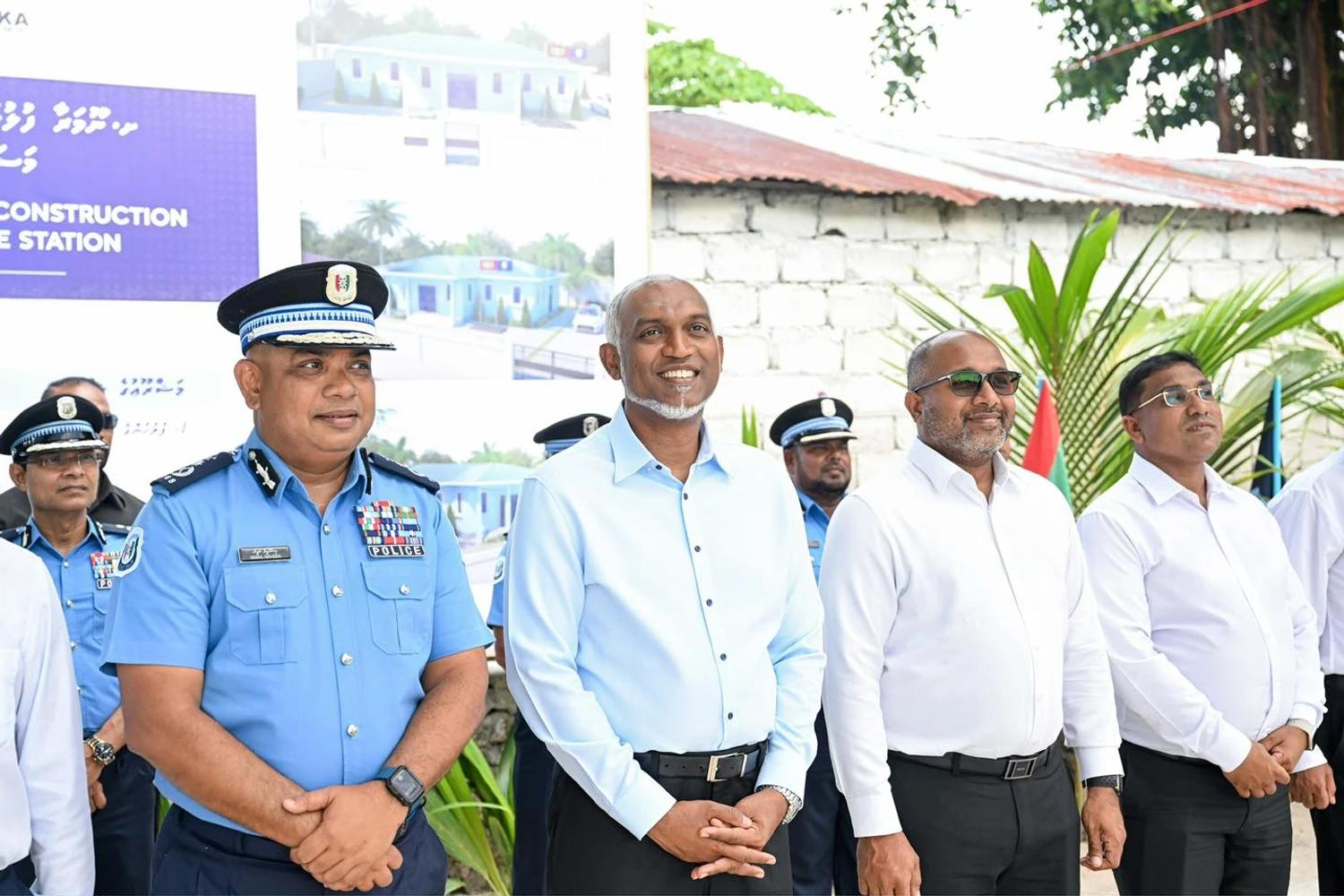 ކަނޑިތީމުގައި އަލަށް އިމާރާތްކުރާ ފުލުހުންގެ މަރުކަޒުގެ އަމަލީ މަސައްކަތްވެސް ފަށައިފި
