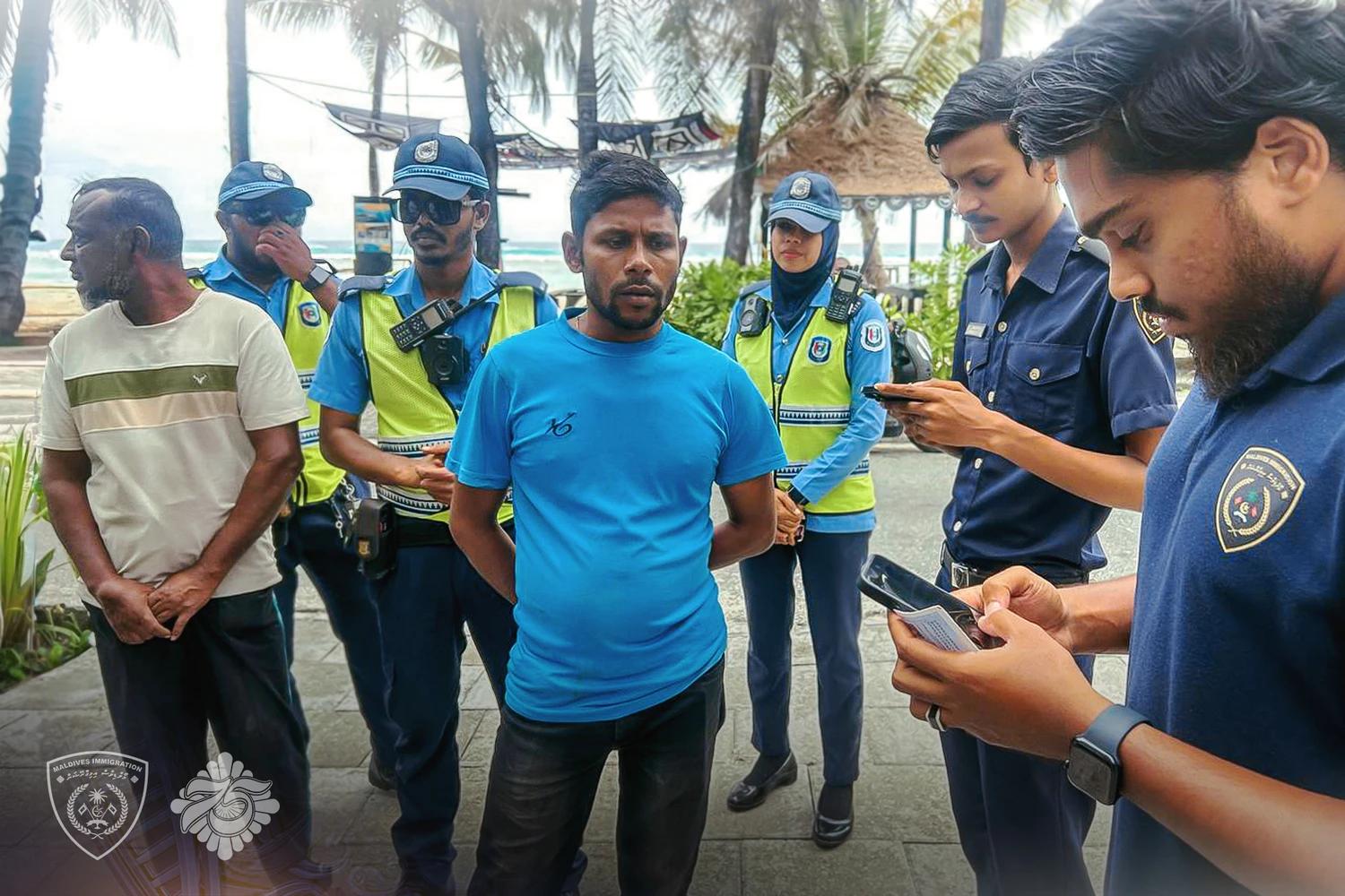 ހުޅުމާލެ ފޭސް އެކެއް ރުއްގަނޑު ސަރަހައްދުން 5 ބިދޭސީން ހައްޔަރުކޮށްފި