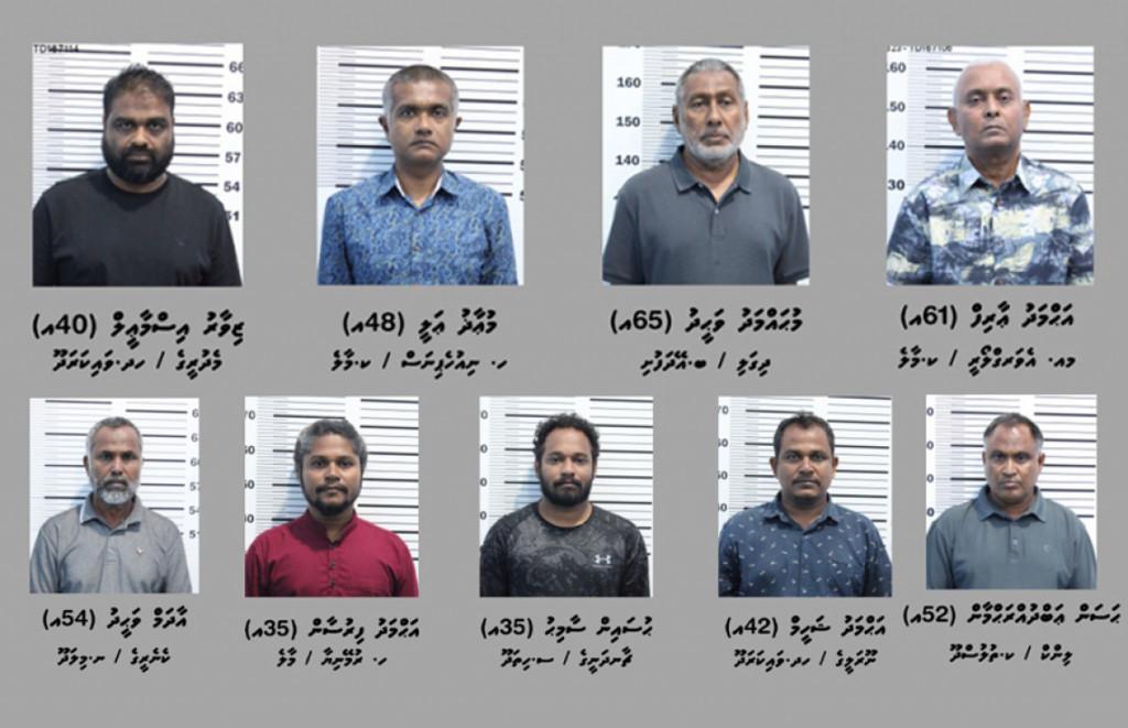 ސިނގިރޭޓް ވައްކަން:ހައްޔަރުކުރި ނުވަ މީހުންގެ ތެރެއިން ފަސް މީހަކު ޝަރީއަތް ނިމެންދެން ބަންދުކޮށްފި