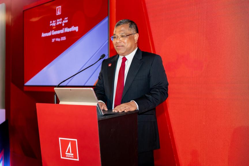 ބީއެމްއެލްގެ ސީއީއޯ އަދި އެމްޑީ، މުޙައްމަދު ޝަރީފް- ފޮޓޯ: ބީއެމްއެލް