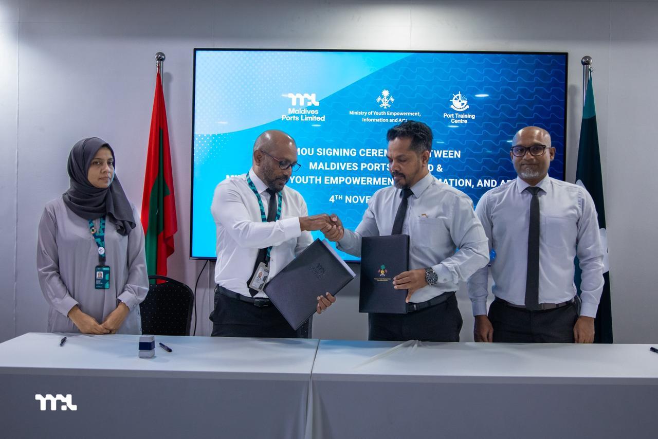 ޒުވާނުންނަށް ތަމްރީނުދިނުމަށް އެމް.ޕީ.އެލްއާއި ޔޫތު މިނިސްޓްރީން ވެފައިވާ އެއްބަސްވުން އިތުރު ތިން އަހަރަށް އައުކޮށްފި